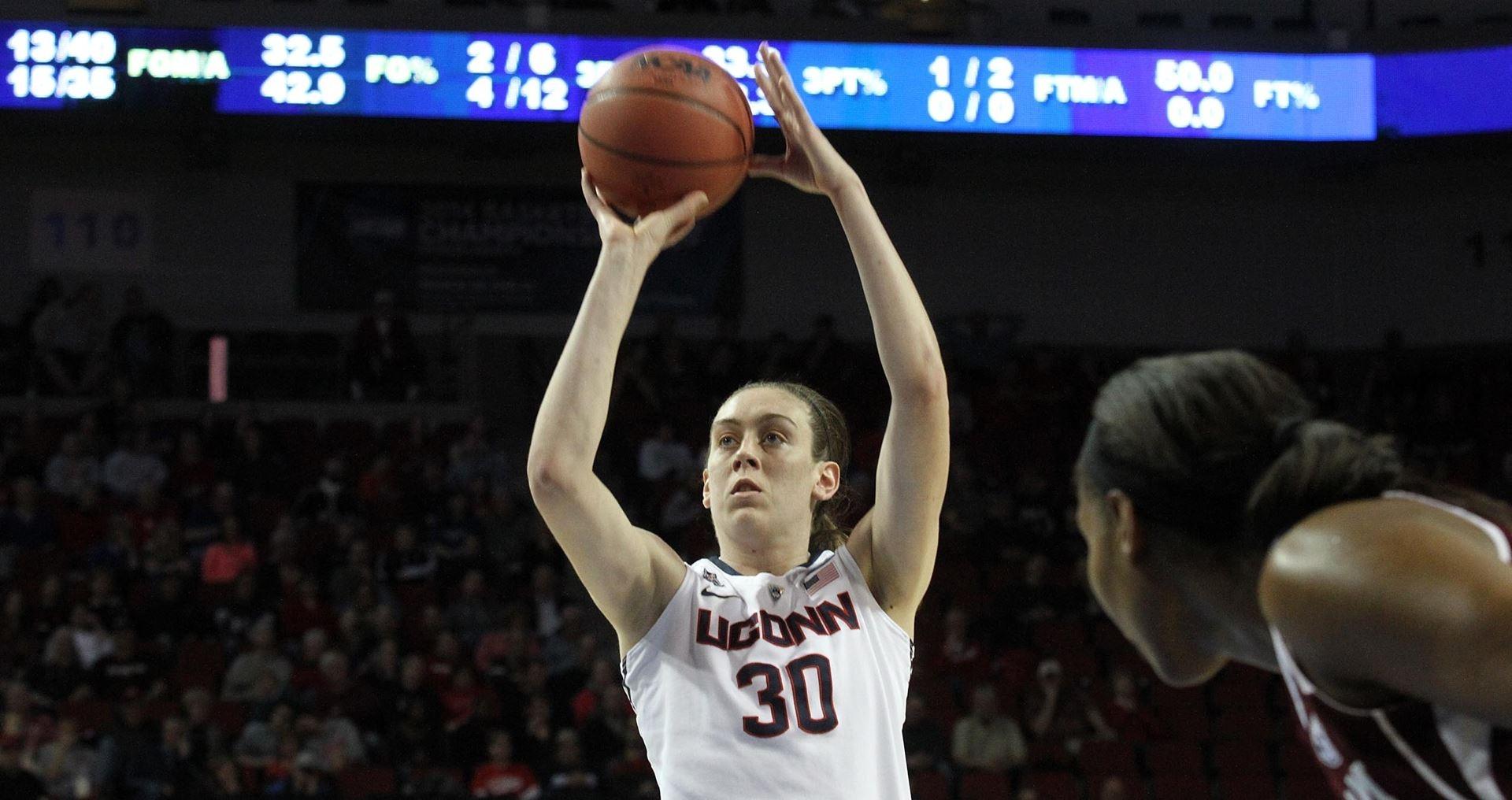 Former UConn great Breanna Stewart.
