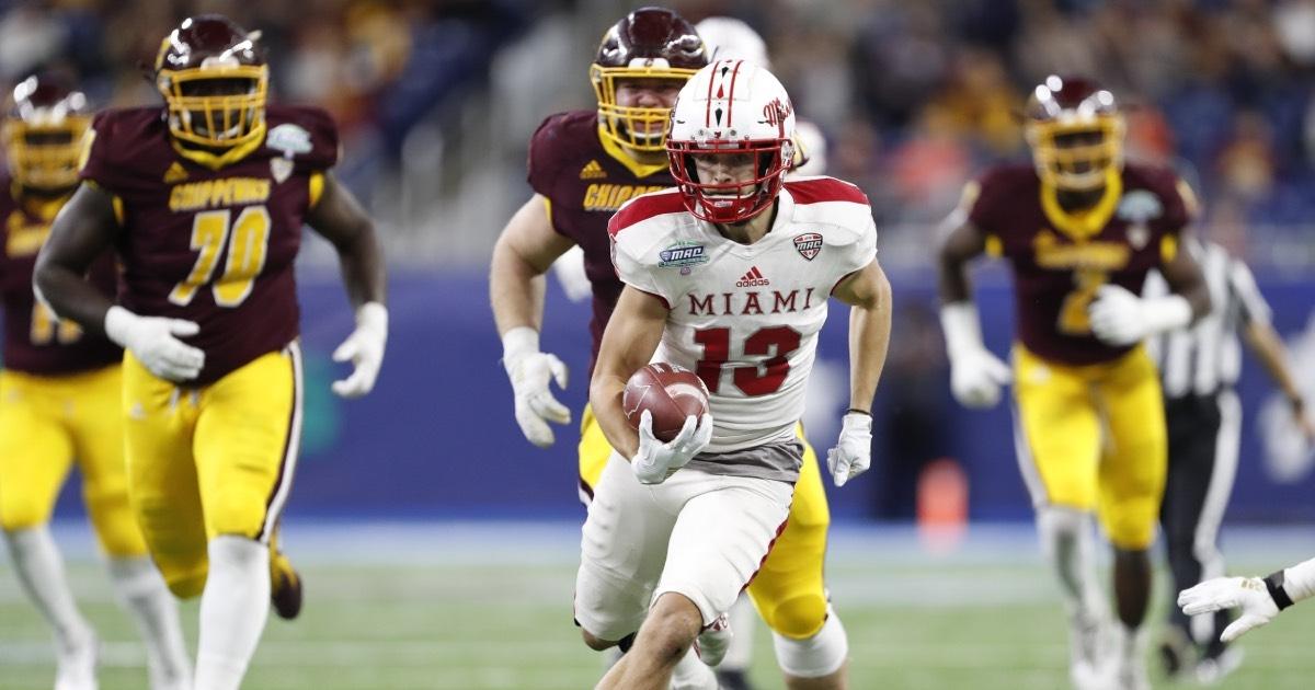 Jack Sorenson had four touchdowns in his season finale against Akron.