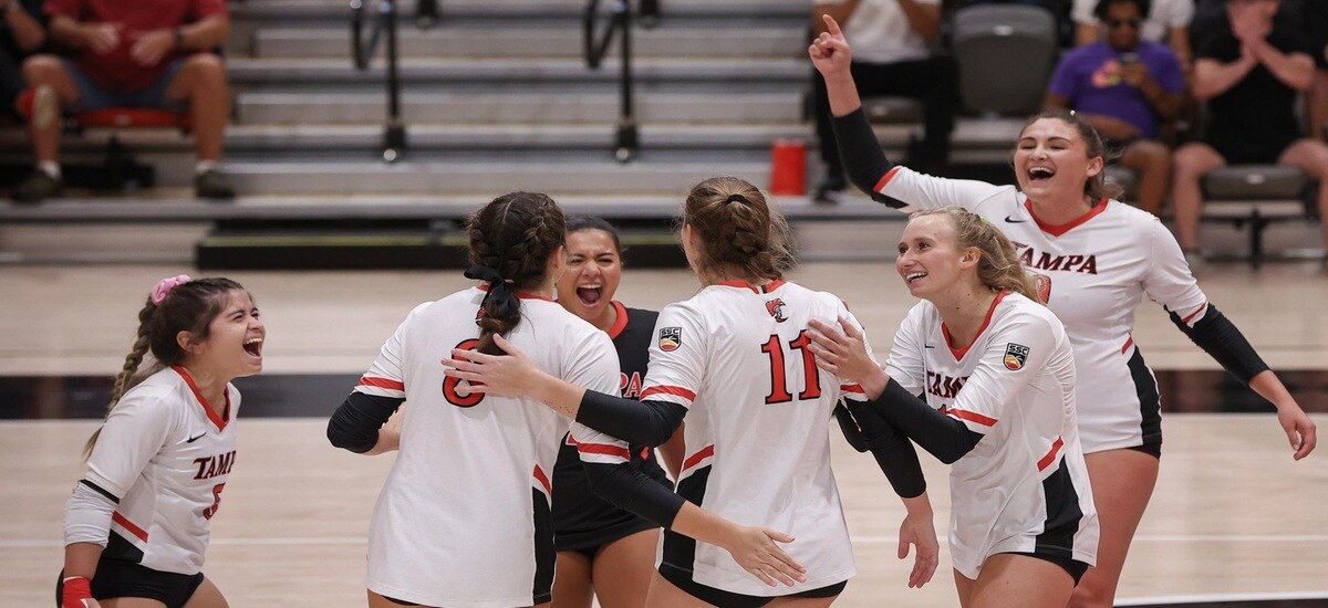 Tampa is the 2021 DII women's volleyball national champions. 